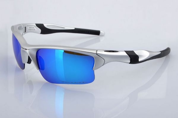 Oakley Half Jacket 2.0 XL Oval Silver Ice Iridium Sunglasses