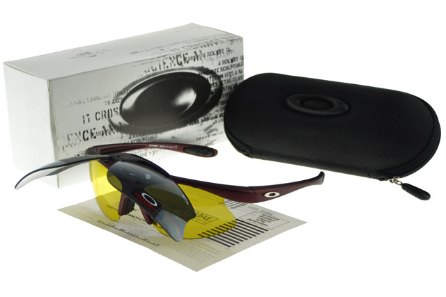 Oakley Sports Sunglasses red Frame yellow Lens