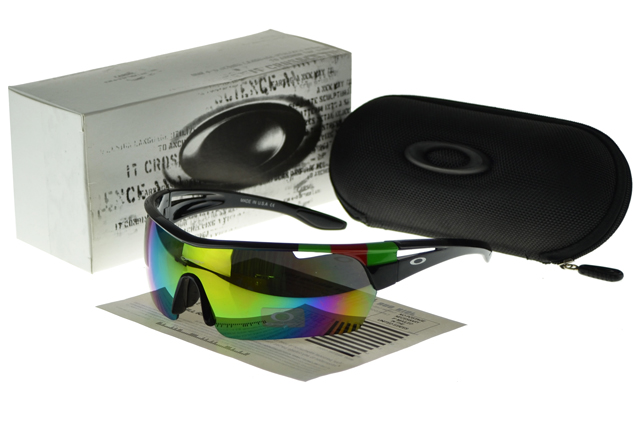 Oakley Sports Sunglasses black Frame multicolor Lens