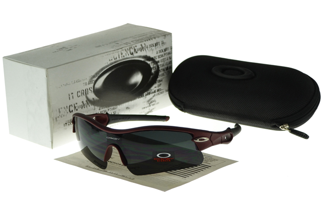 Oakley Sports Sunglasses red Frame blue Lens