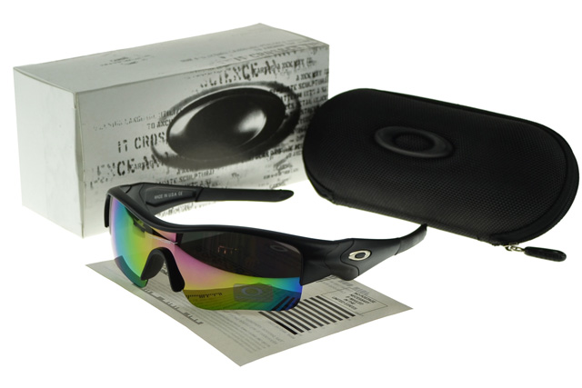 Oakley Sports Sunglasses black Frame multicolor Lens