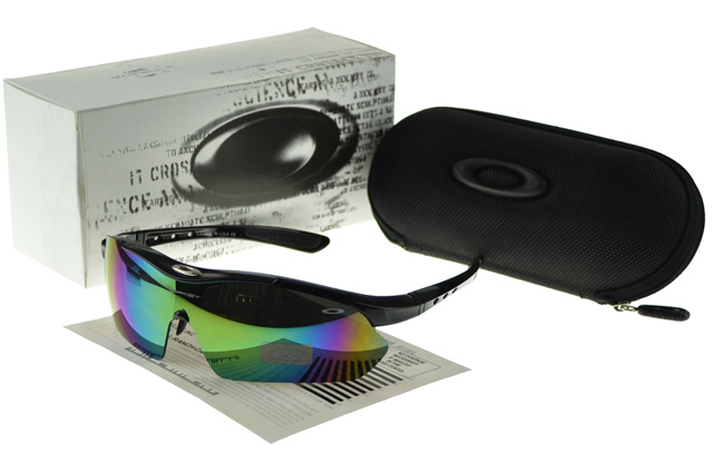 Oakley Sports Sunglasses black Frame multicolor Lens