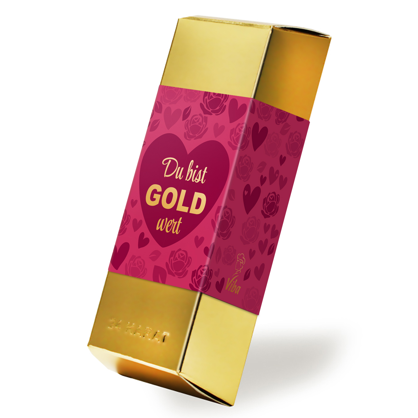 Viba Goldbarren 'Du bist GOLD wert' 180g