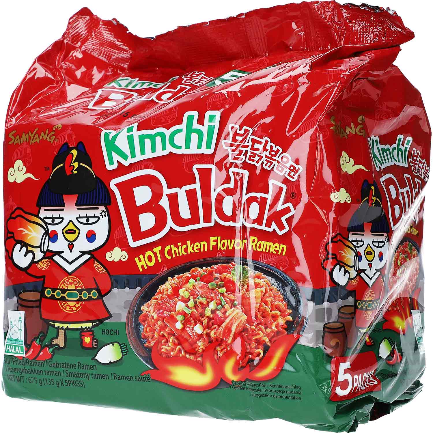 Samyang Buldak Ramen Hot Chicken Kimchi 5x135g